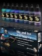 Sky and Ice Blue Paint Set