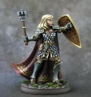 Female Cleric w/Mace & Shield