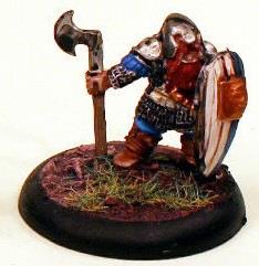 Dwarf Noble W Axe Large Shield Pro Painted Dwarf Noble