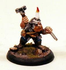 Dwarf W Hammer Chisel Pro Painted Dwarf Noble Knight Games