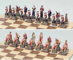 Cowboy Indian Chess Set Boardgame Noble Knight Games (10 points for best answer)? cowboy indian chess set boardgame