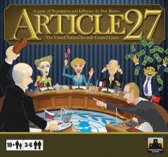Stronghold Games Article 27 The United Nations Security Council Game Publisher Services Inc PSI 2005SG