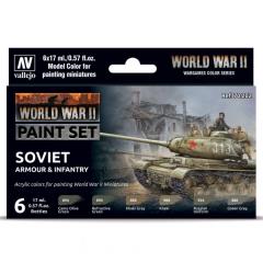 Soviet Armor Infantry Paint Set Wwii Paint Noble Knight Games