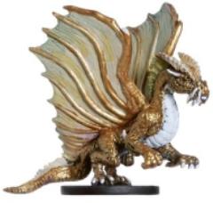 d&d gold dragon miniature