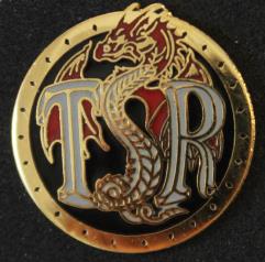 TSR Pin - Small Logo w/Dragon - Rare - Noble Knight Games