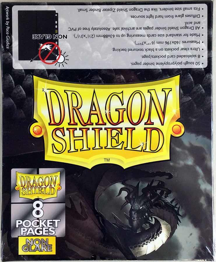 8-Pocket 50 Dragon Shield Binder Pages 