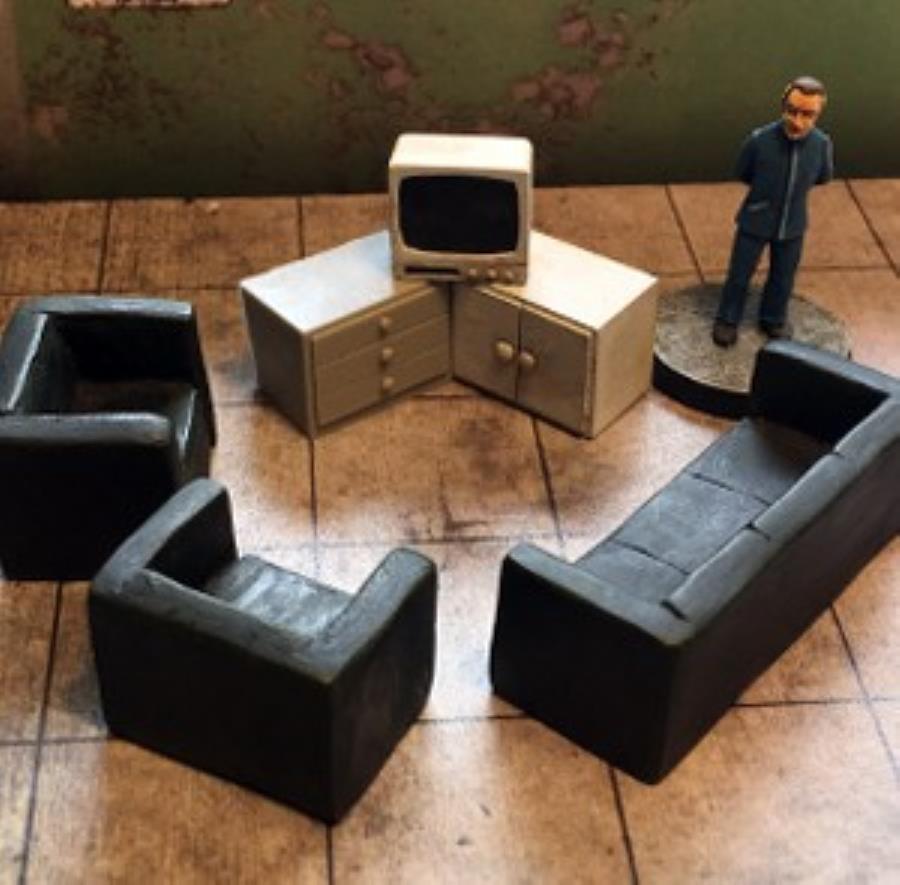 miniature living room set