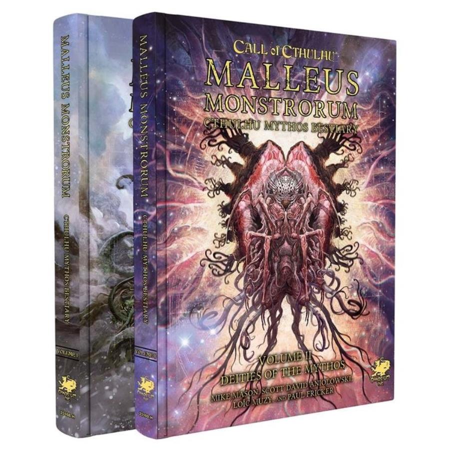 malleus monstrorum cthulhu mythos bestiary 2 volume slipcase lovecraft rpg noble knight games noble knight games