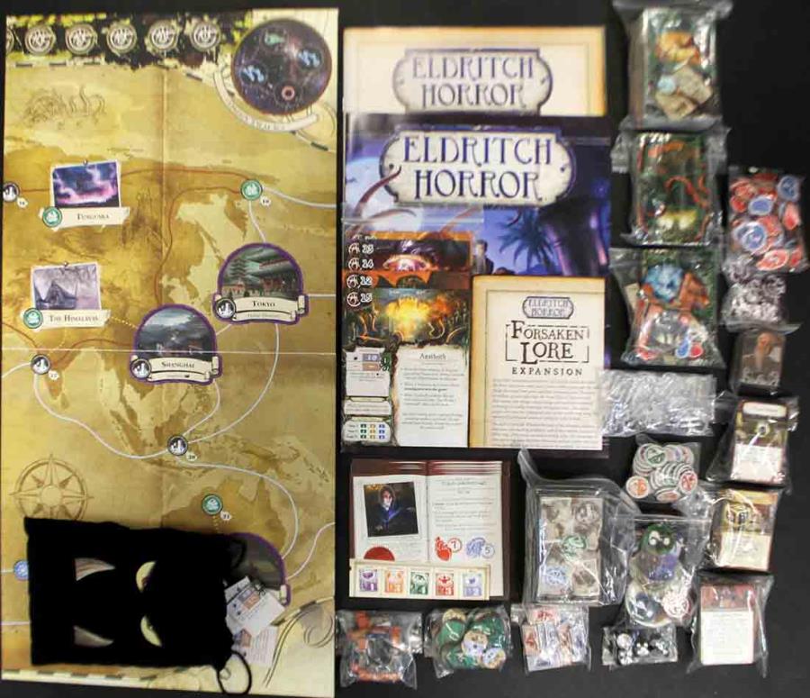 NEW Eldritch Horror Forsaken Lore Game Expansion Arkham Files Fantasy Flight