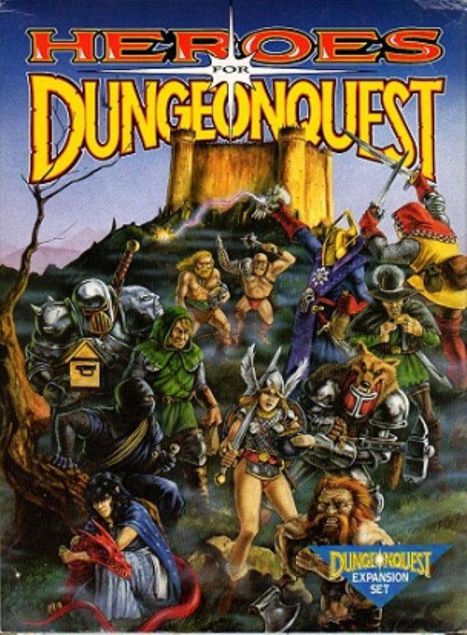 Dungeonquest Heroes For Dungeonquest Board Game Fantasy