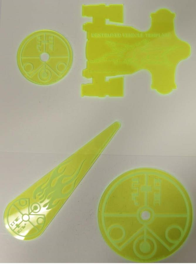 Warhammer 40k Tau Templates Template Set Noble Knight Games