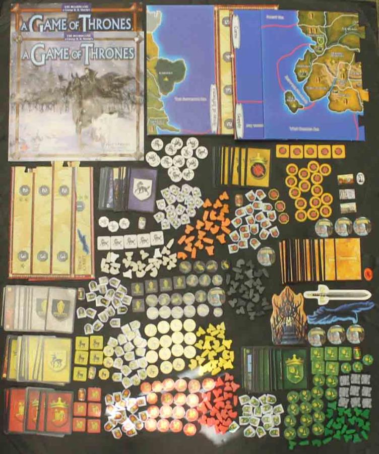 Game Of Thrones A 1st Edition Collection Core Game Plus Clash Of Kings Expansion Boardgame Noble Knight Games