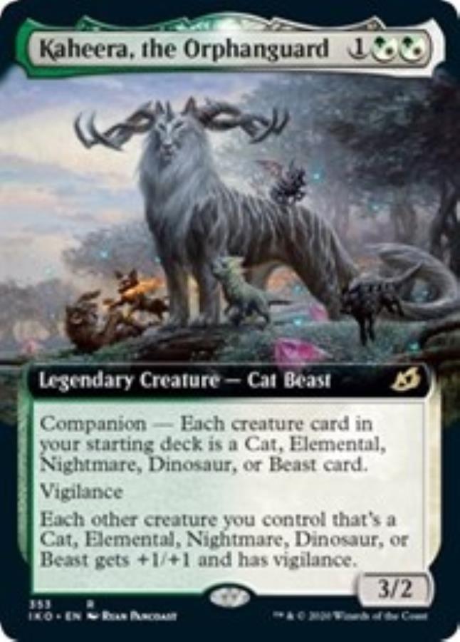 Kaheera The Orphanguard Extended Art R Foil Ikoria Lair