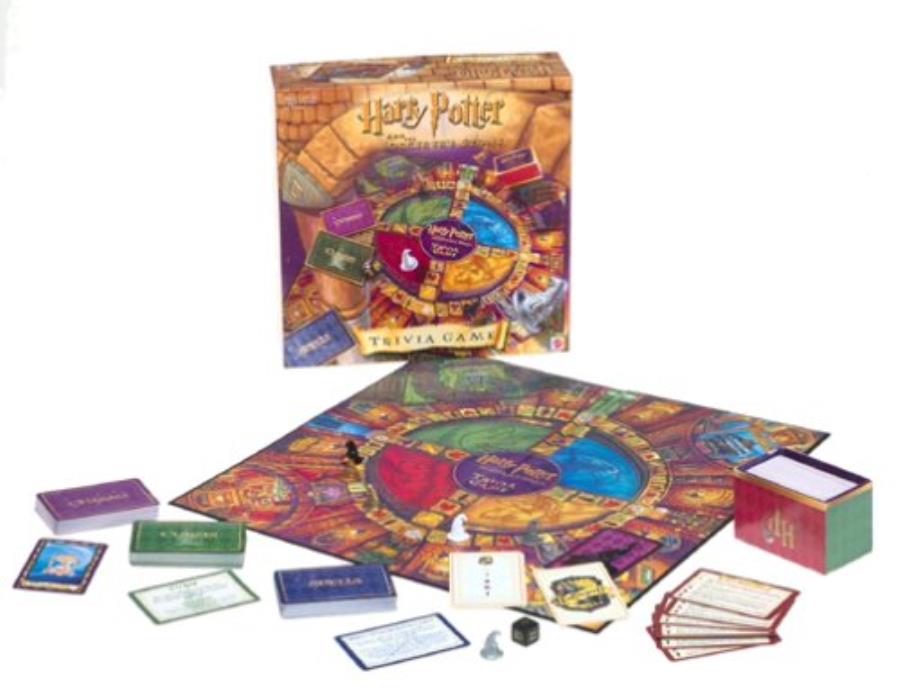 Harry Potter And The Sorcerer S Stone Trivia Game Boardgame