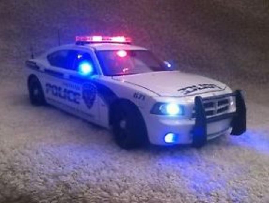 model police cars with working lights