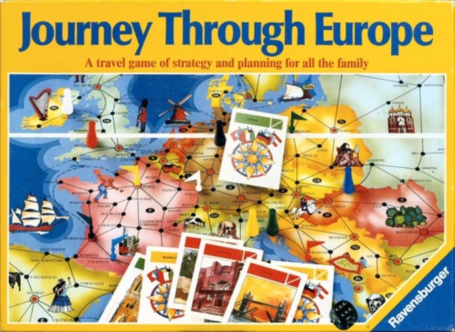 Journey Through Europe Boardgame Noble Knight Games