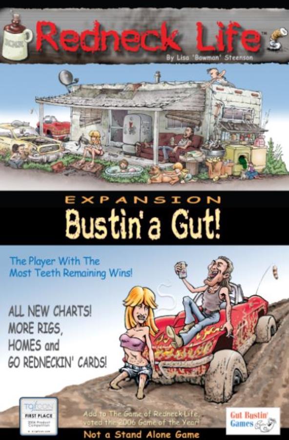 Redneck Life Collection Base Game Bustin A Gut Boardgame Noble Knight Games