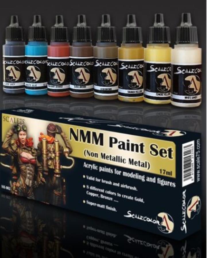Non Metallic Metal Gold Copper Paint Set Mini Paint Noble