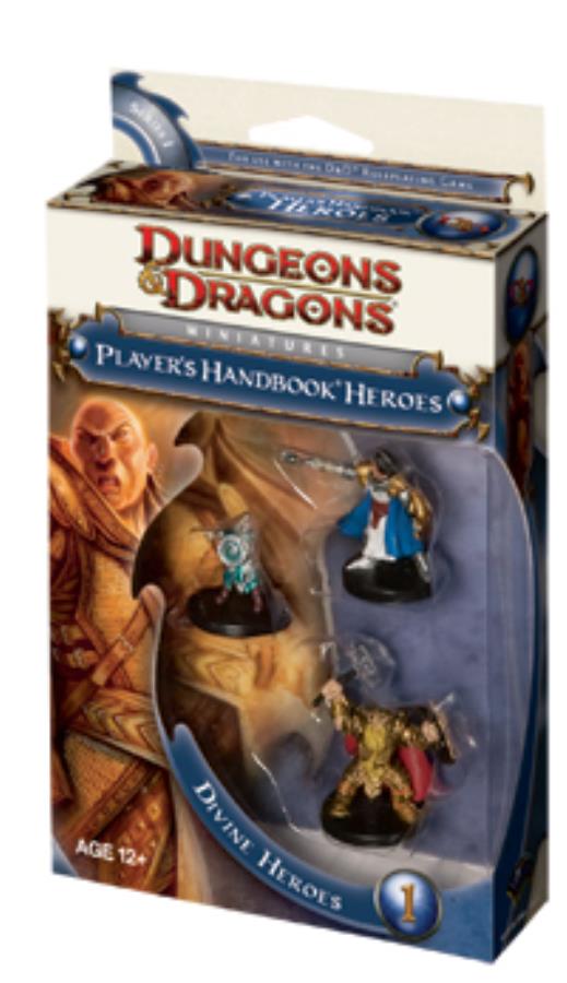Dungeons & Dragons Miniatures Player's Handbook Heroes Series 1 & 2, Full Set 