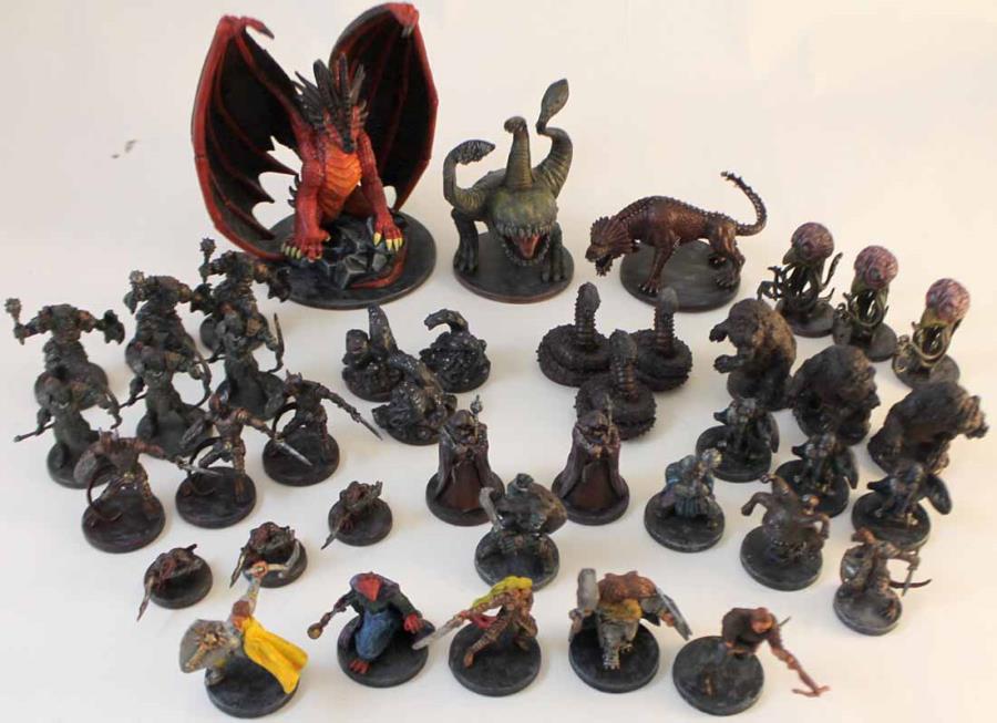 Wrath Of Ashardalon W Painted Figures 1 D D Boardgame Noble