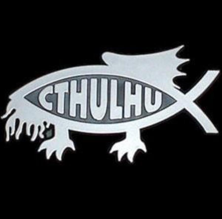 Cthulhu Fish Bumper Decal Noble Knight Games