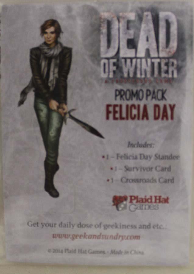 Dead Of Winter Promo Pack Felicia Day Boardgame Noble