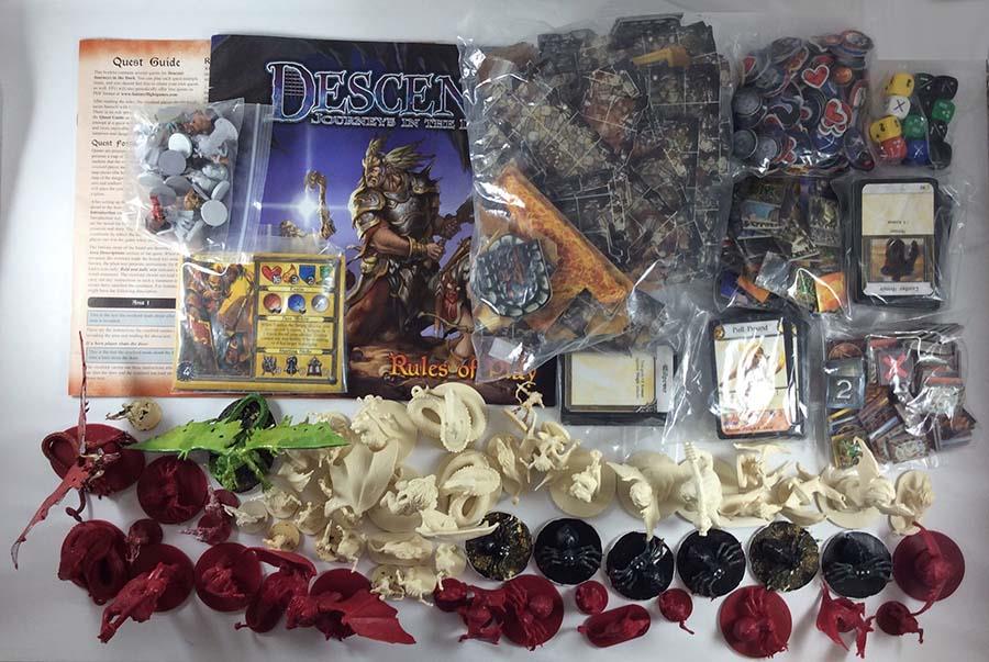 Descent Journeys In The Dark 1st Edition W Painted Figures 2