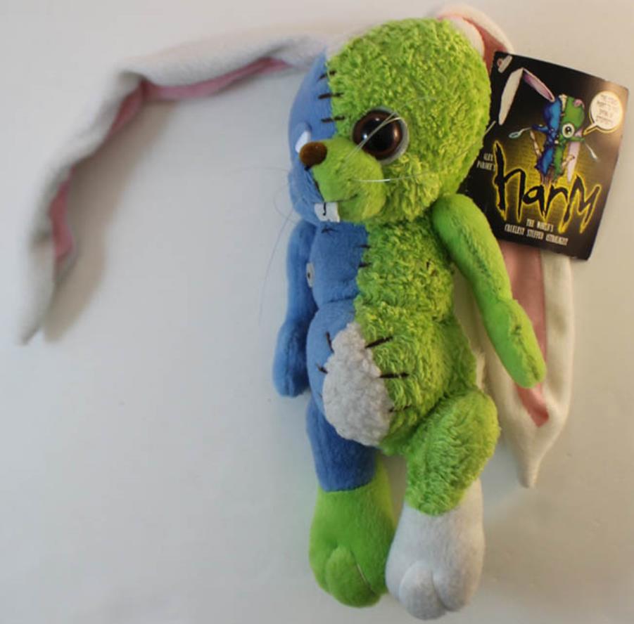flying mint bunny plush