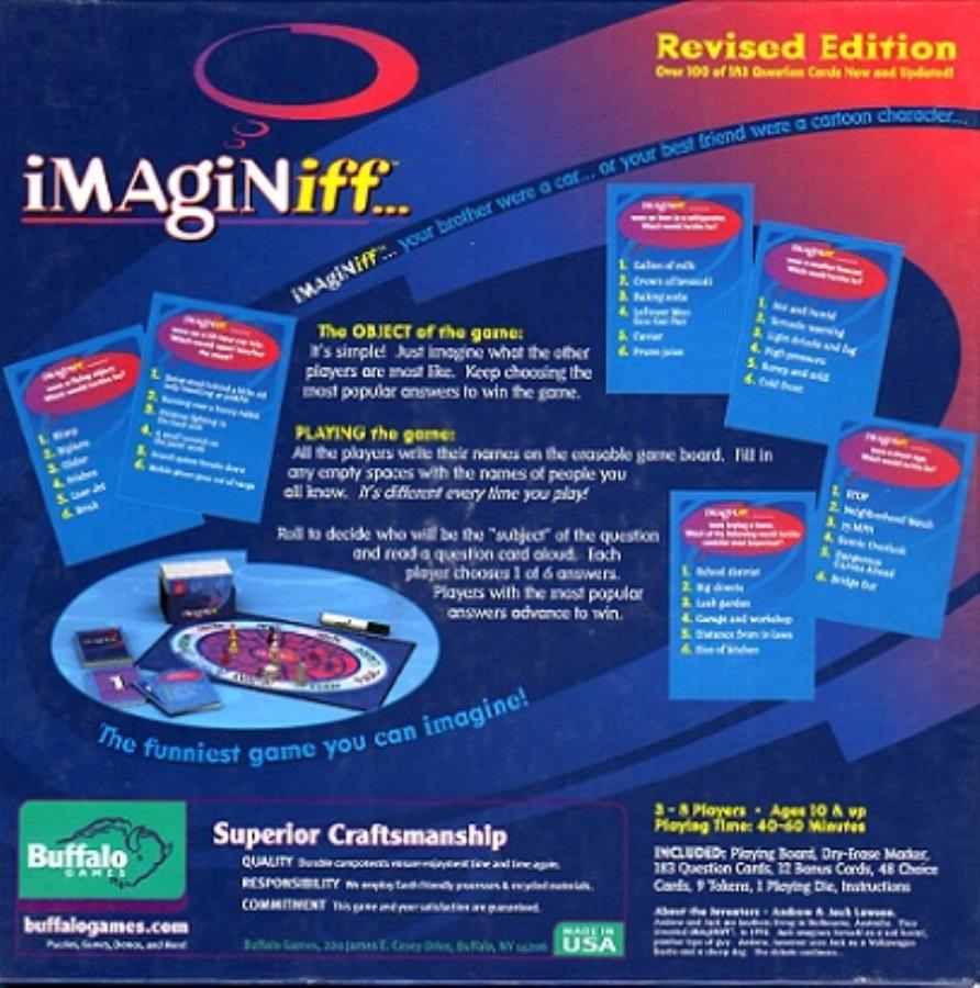 Imaginiff Revised Edition Boardgame Noble Knight Games