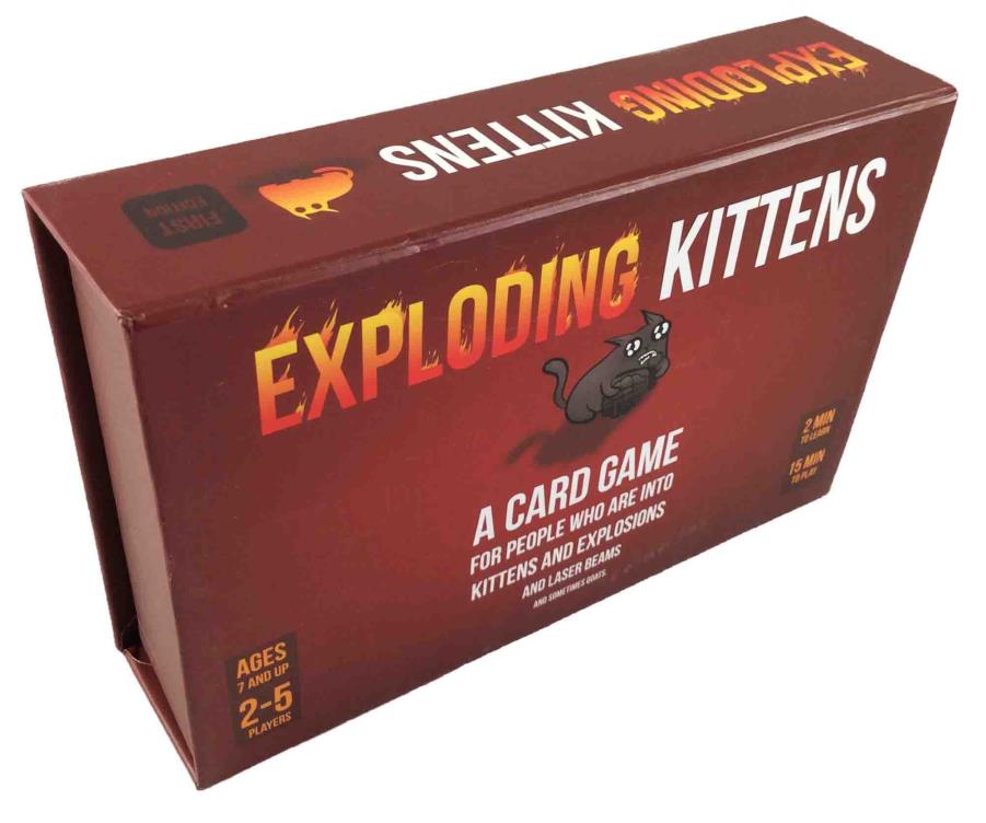 Exploding Kittens Kickstarter Exclusive W Nsfw Deck Cardgame Noble Knight Games
