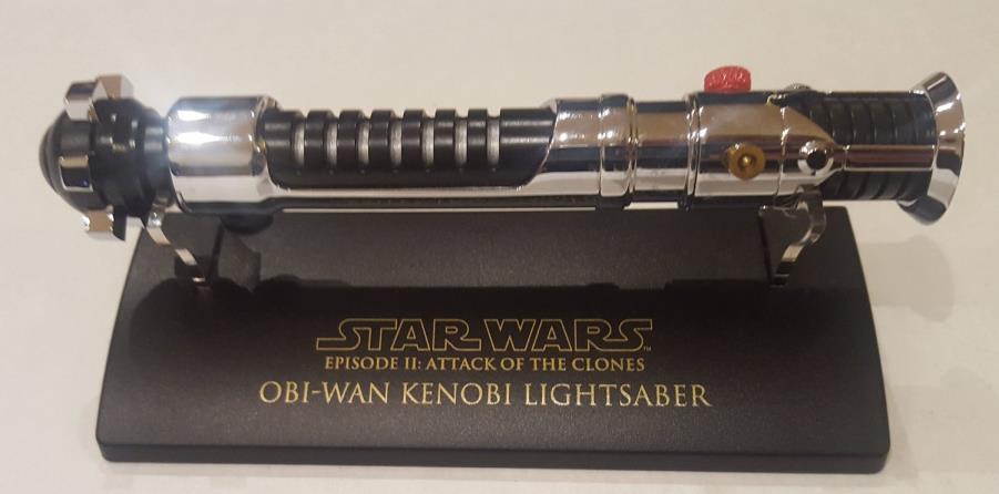 Obi Wan Kenobi Scale Lightsaber Episode Ii Attack Of The Clones Star Wars Noble Knight Games