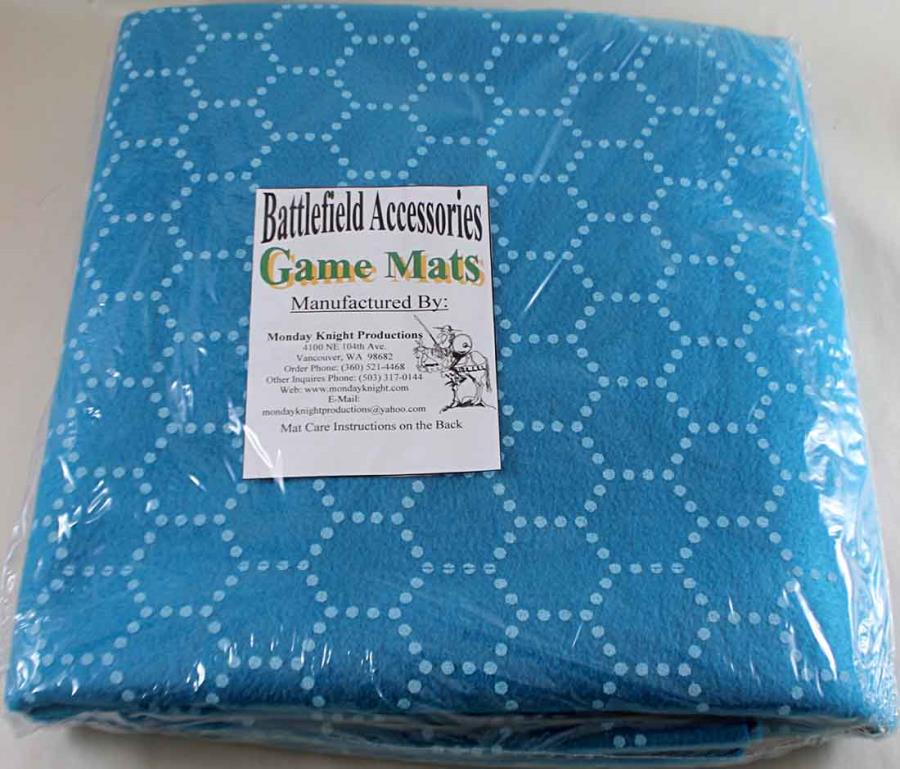 2 Hex Mat Sea No Wave Pattern Battlemat 4 X 6 Noble Knight Games