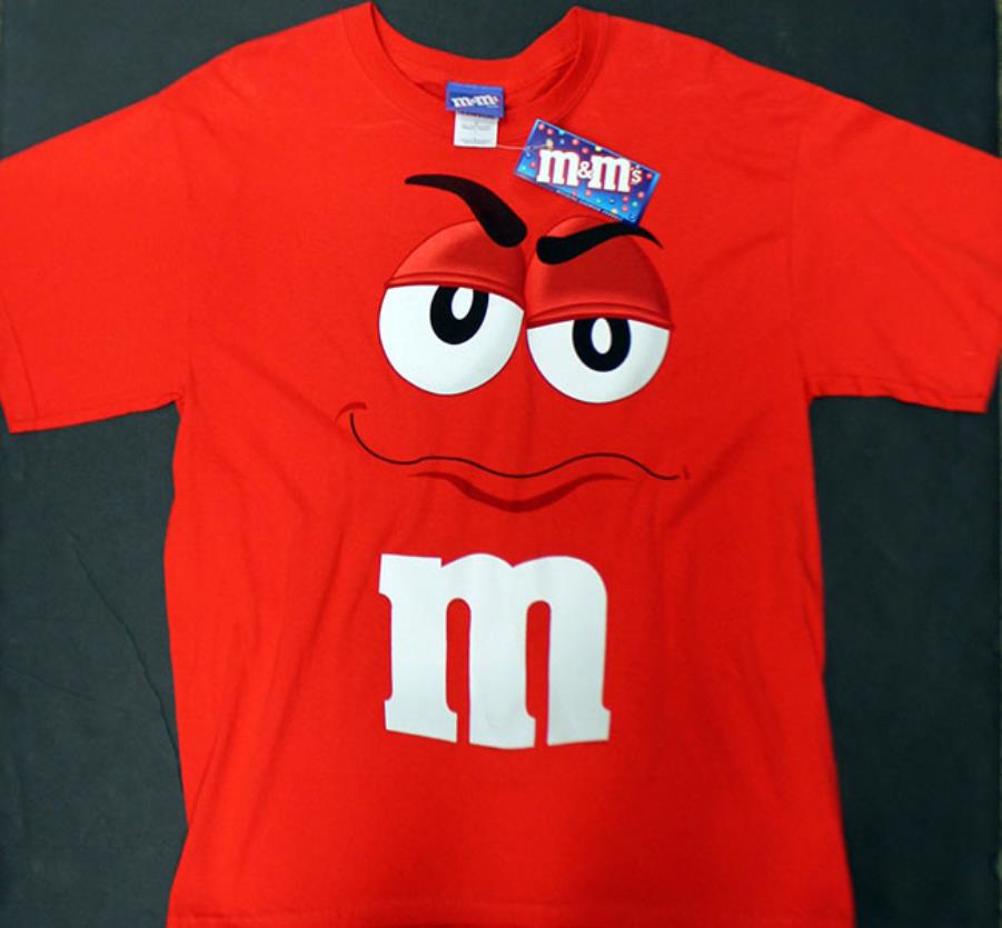 m&m shirt