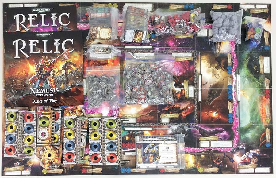 Relic Collection Base Game Nemesis Expansion Boardgame