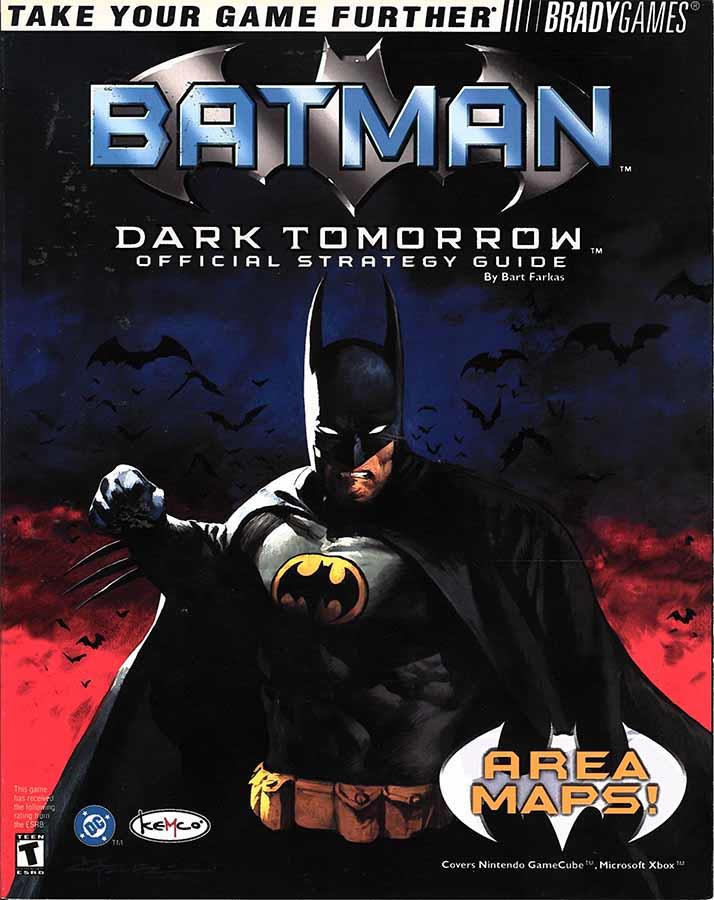 Brady Games Strategy Guide Batman Dark Tomorrow Official Strategy
