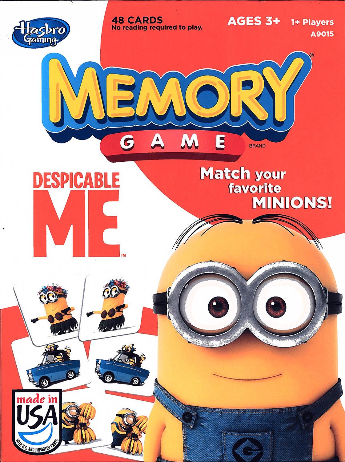 Hasbro Cardgame Memory Game Despicable Me EX eBay