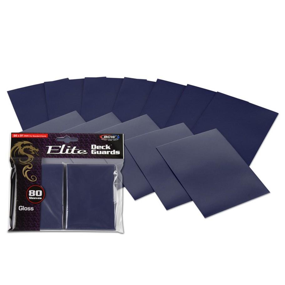 BCW Card Sleeves Elite Gloss Card Sleeves Blue (80) New eBay
