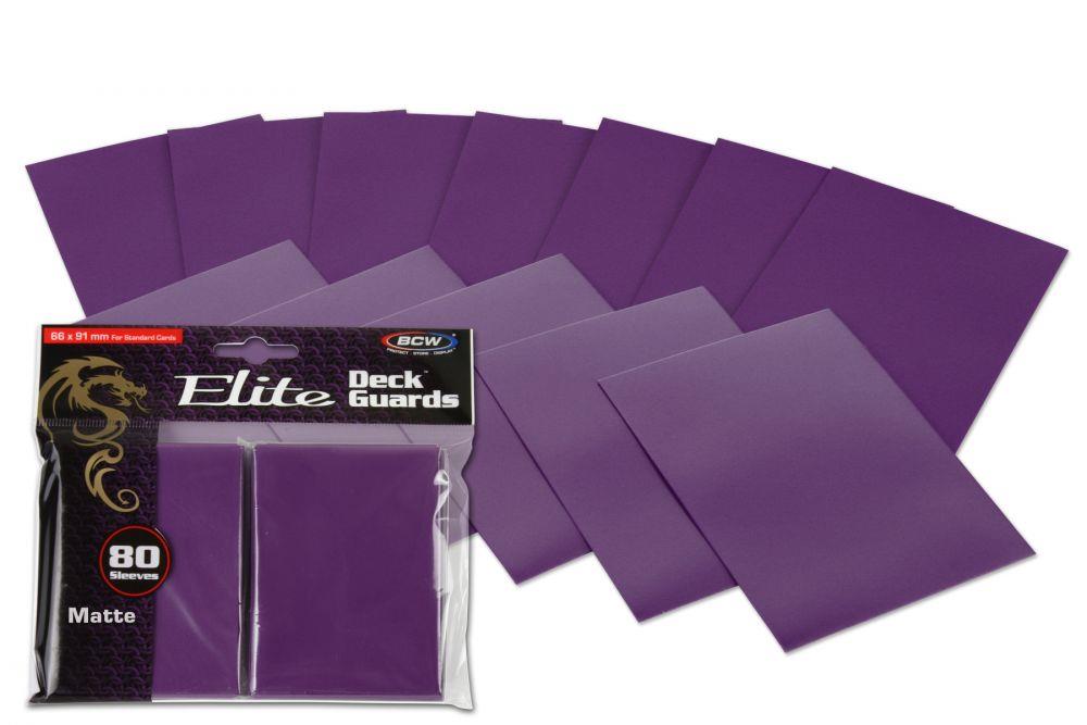 BCW Card Sleeves Elite Matte Card Sleeves Mulberry (80) New eBay