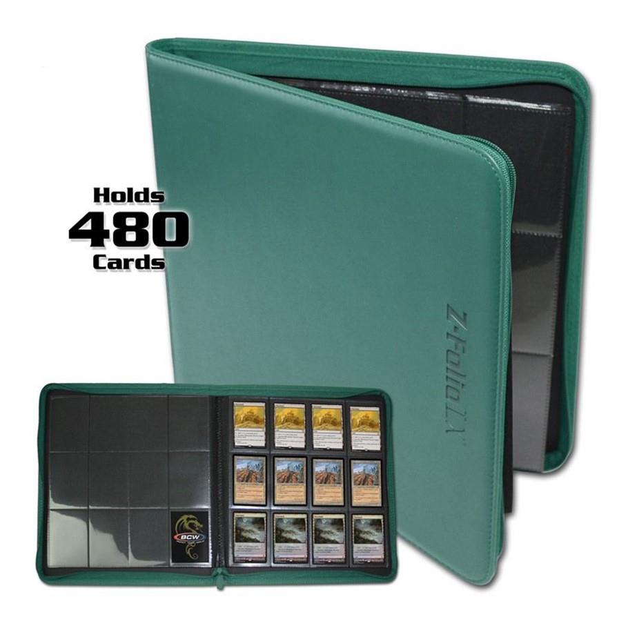 BCW Binder ZFolio 12Pocket LX Album Teal MINT eBay