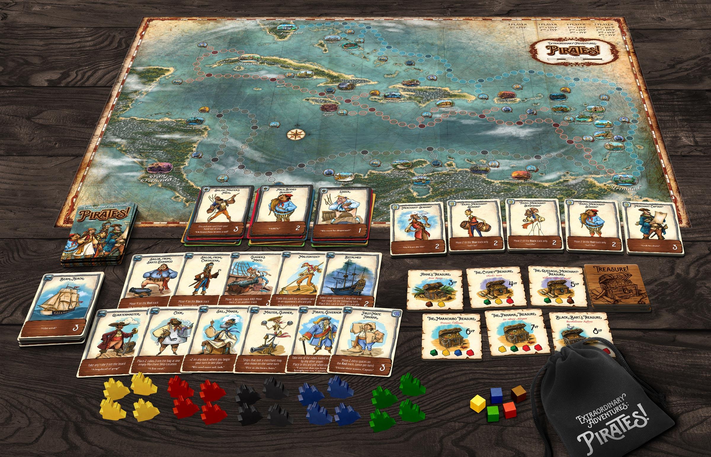 Forbidden Games Board Game Pirates Extraordinary Adventures Box SW eBay