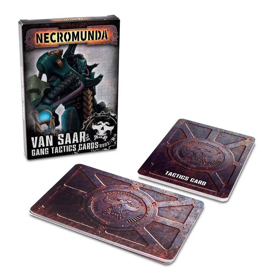 GAMES NECROMUNDA House Van Saar Van Saar Gang Tactics Cards SW