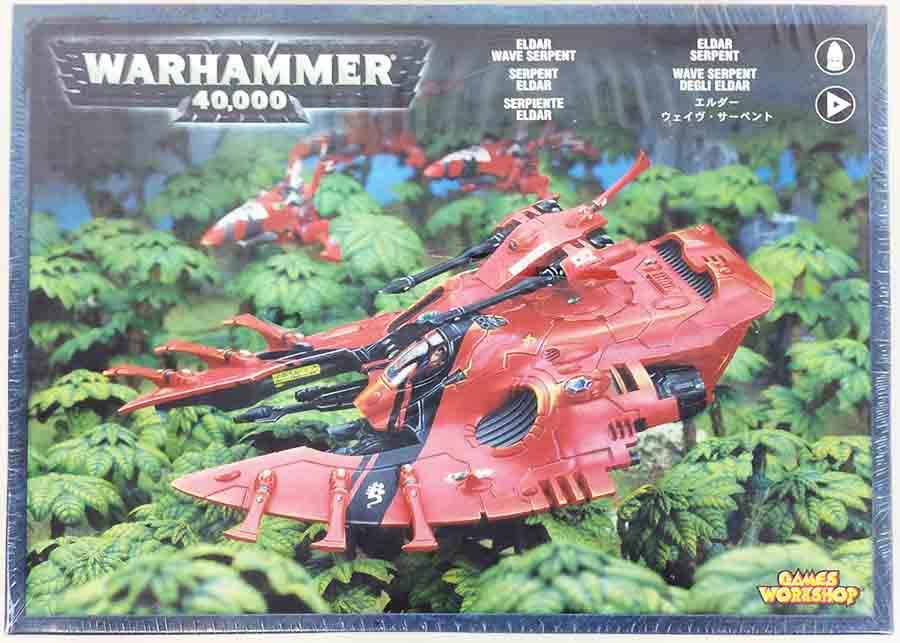 GW 40k Eldar Wave Serpent (2005 edizione) scatola SW Garanzia di vestibilità al 100% GW GW GW 40k Eldar Wave Serpent (2005 edizione) scatola SW alta qualità e spedizione veloce