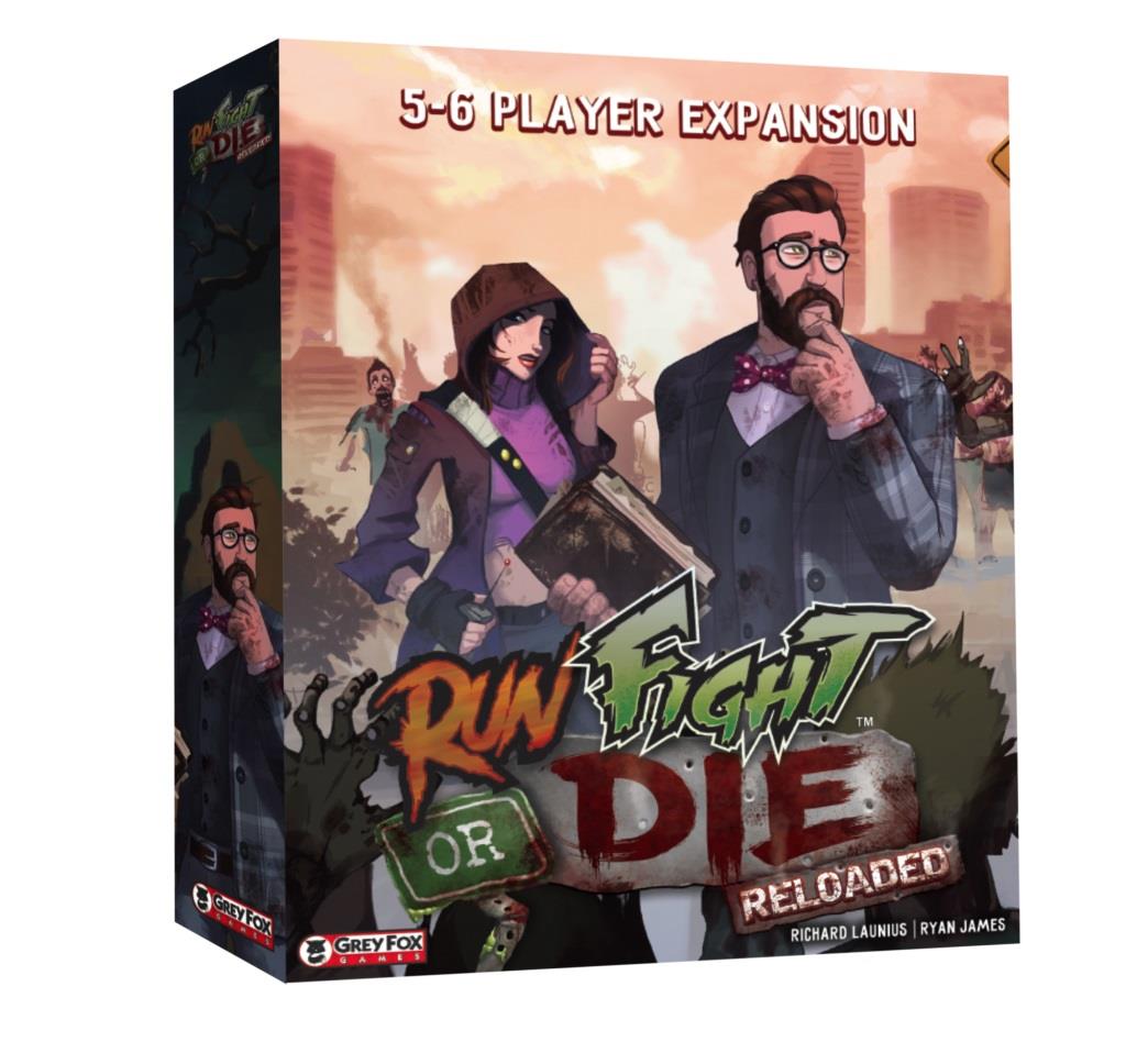 Grey Fox Games Boardgame Run Fight or Die Reloaded 56 Player