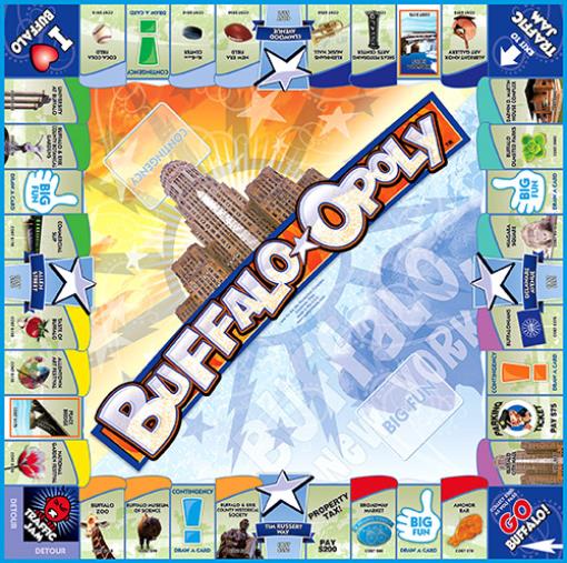 Late for the Sky Board Game BuffaloOpoly SW eBay