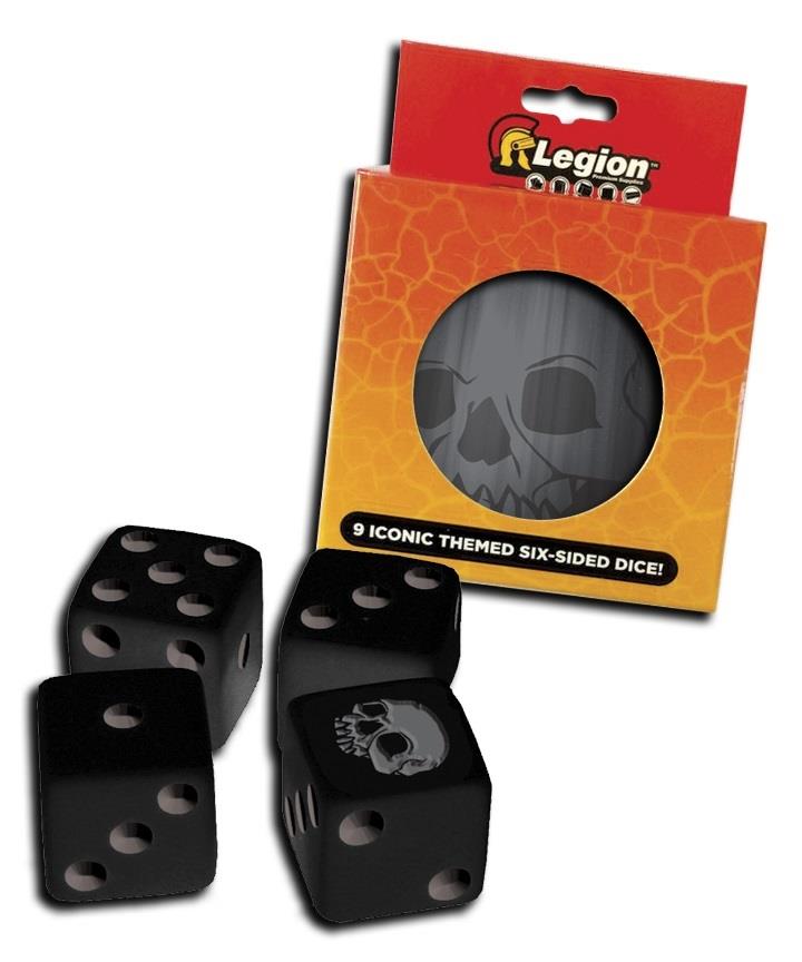 Legion Dice Dice Tin Skull d6 (9) New eBay