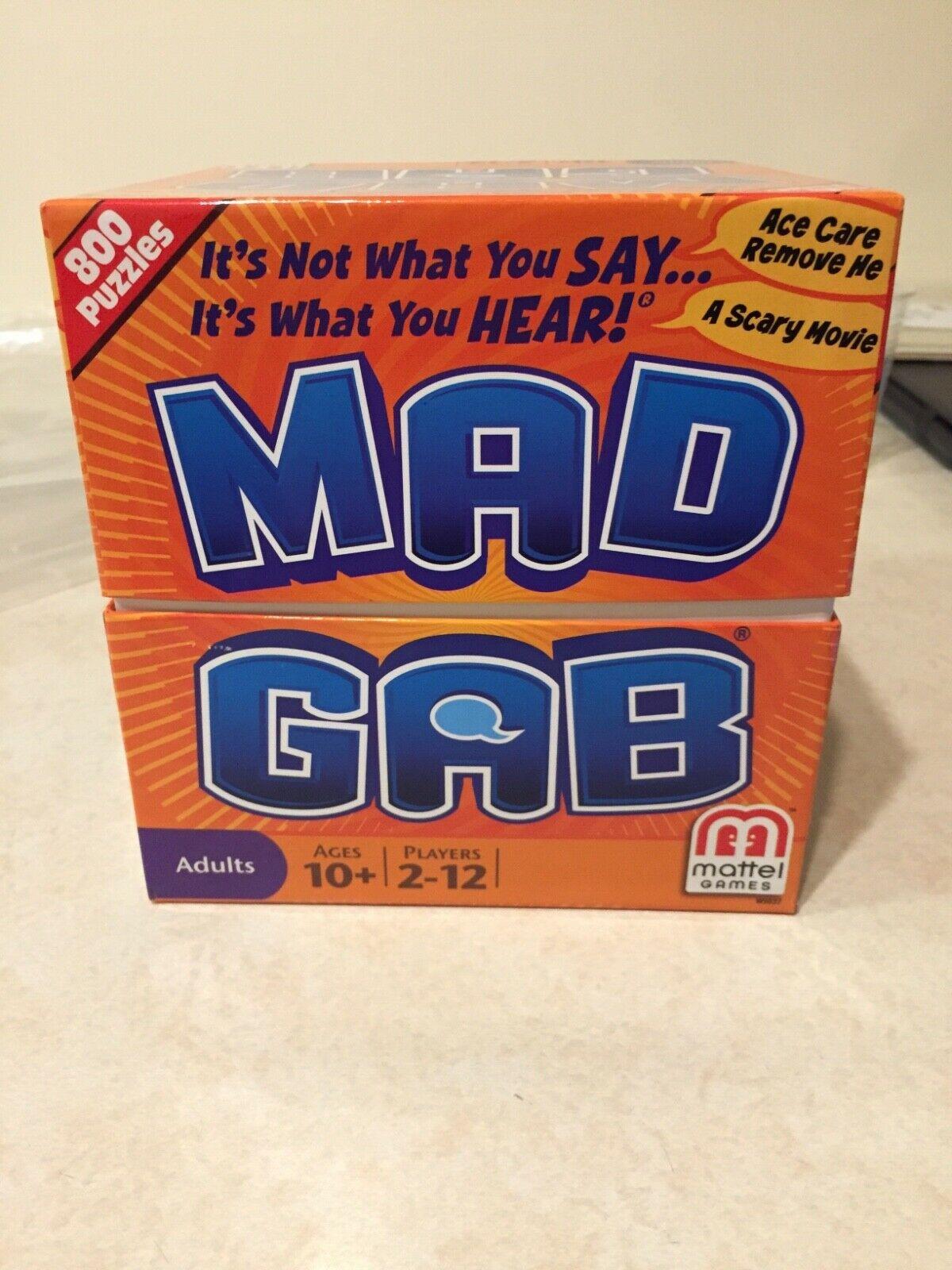 Mattel Boardgame Mad Gab (2011 Ed) Fair eBay