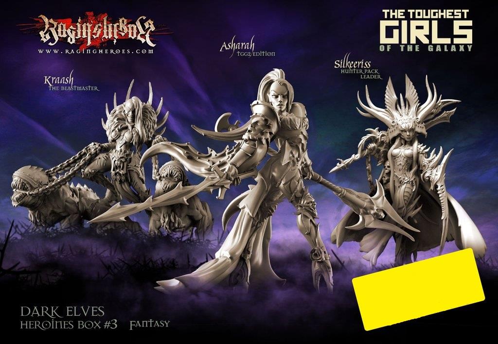Raging héroes Fantasy elfos heroínas Caja Oscuro 28mm Caja Como Nuevo Raging héroes Fantasy elfos heroínas Caja Oscuro 28mm Caja Como Nuevo