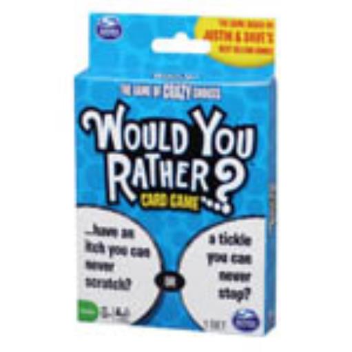 Spin Master Card Game Would You Rather Picture Card Game Fair eBay