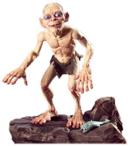 talking gollum figure