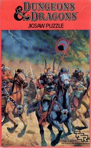 TSR Puzzle D&D Jigsaw Puzzle - Charging Attack VG | eBay